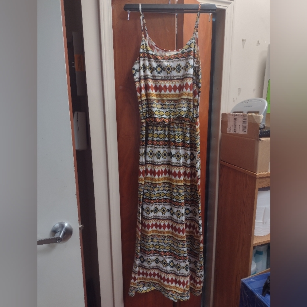 Bobby Brook Aztec maxi dress